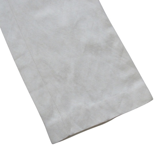 Donna Karan New York Cream Trousers Pants 4 Acetate Linen Straight Quiet Luxury - Picture 11 of 16